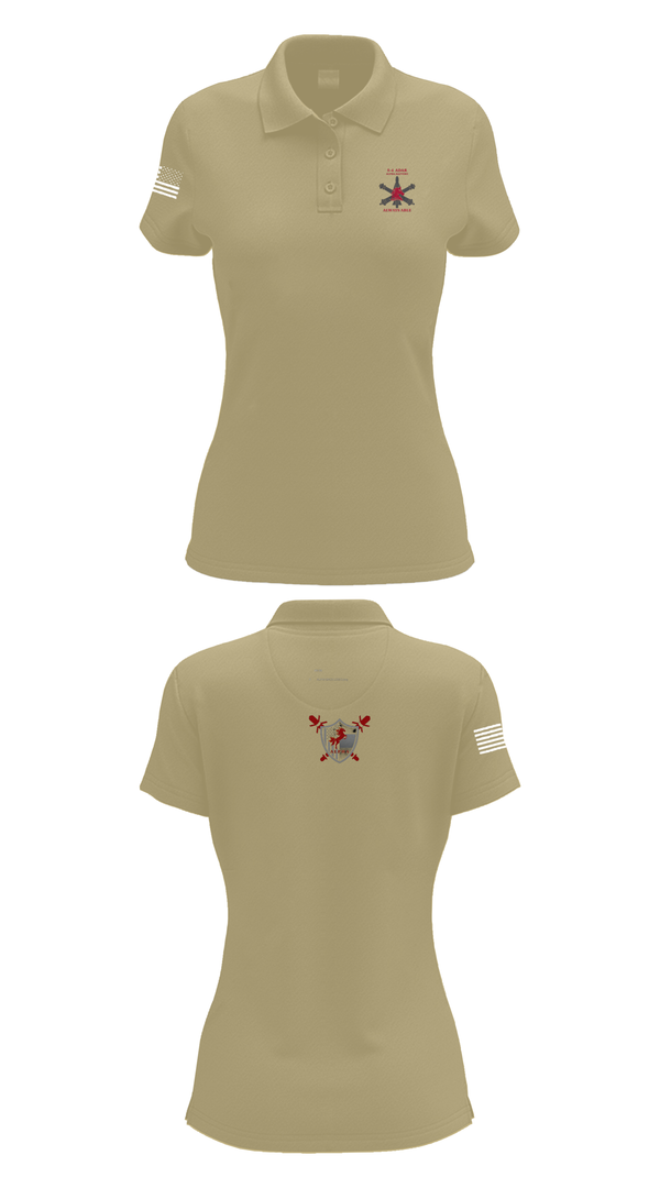 Womens Short Sleeve Performance Polo, 5-4 ADAR, Army, Teamtime, Team time, sublimation, custom sports apparel, team uniforms, spirit wear, spiritwear, sports uniforms, custom shirts, team store, custom team store, fundraiser sports, apparel fundraiser
