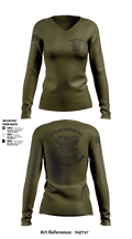 North Tarrant Regional SWAT 84161137 Women's Long Sleeve V-neck Shirt - 50