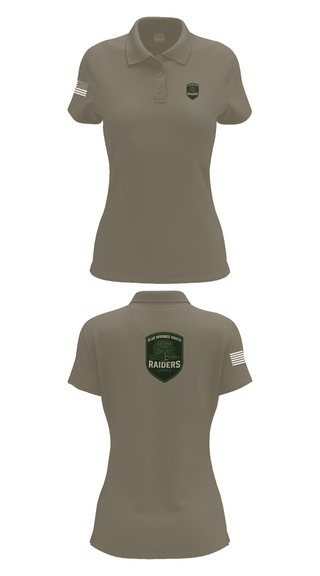 Womens Short Sleeve Performance Polo, BSS JROTC, , Teamtime, Team time, sublimation, custom sports apparel, team uniforms, spirit wear, spiritwear, sports uniforms, custom shirts, team store, custom team store, fundraiser sports, apparel fundraiser