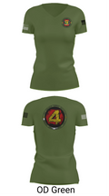 9th Engineer Support Battalion 95542880 Women's Short Sleeve V-neck Shirt - 48