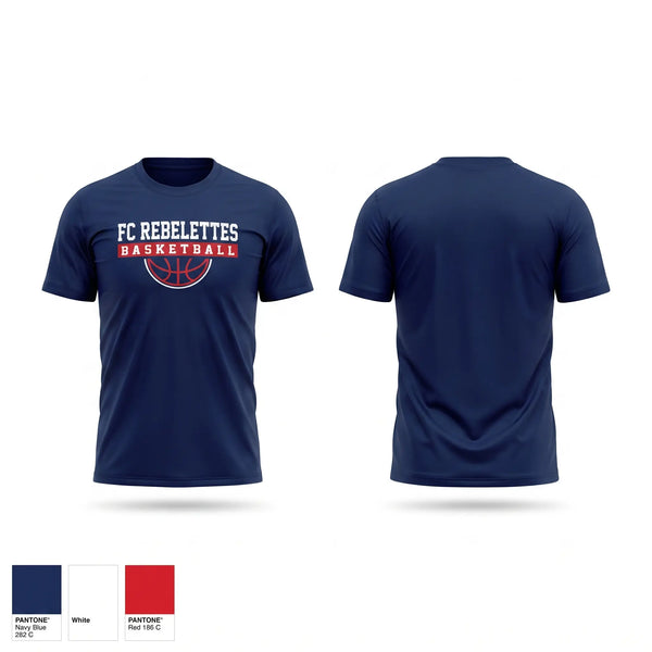 Short Sleeve Performance Shirt, Franklin County Rebelettes, Women's Basketball, Teamtime, Team time, sublimation, custom sports apparel, team uniforms, spirit wear, spiritwear, sports uniforms, custom shirts, team store, custom team store, fundraiser sports, apparel fundraiser