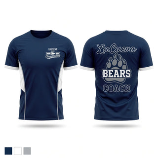 Short Sleeve Performance Shirt, La Cueva Bears, Cheer, Teamtime, Team time, sublimation, custom sports apparel, team uniforms, spirit wear, spiritwear, sports uniforms, custom shirts, team store, custom team store, fundraiser sports, apparel fundraiser