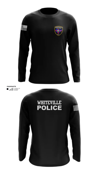 Long Sleeve Performance Shirt, Whiteville Police Department, Police, Teamtime, Team time, sublimation, custom sports apparel, team uniforms, spirit wear, spiritwear, sports uniforms, custom shirts, team store, custom team store, fundraiser sports, apparel fundraiser