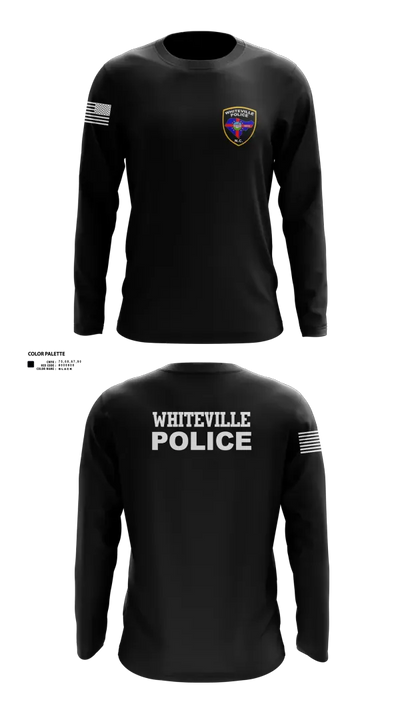 Whiteville Police Department 3573610 Long Sleeve Performance Shirt 22