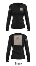 144 FW 48167623 Women's Long Sleeve V-neck Shirt - 23
