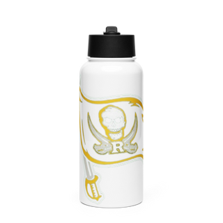 Burney Raiders 23798887 Stainless Steel Water Bottle with a Straw Lid
