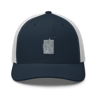 Y2GRANT 69219552 Retro Trucker Hat | Yupoong 6606