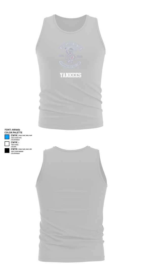 Tank Top, New York Yankees, Baseball, Teamtime, Team time, sublimation, custom sports apparel, team uniforms, spirit wear, spiritwear, sports uniforms, custom shirts, team store, custom team store, fundraiser sports, apparel fundraiser