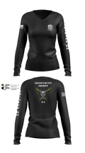 GCSO K9 Women's Long Sleeve V-neck Shirt - 100