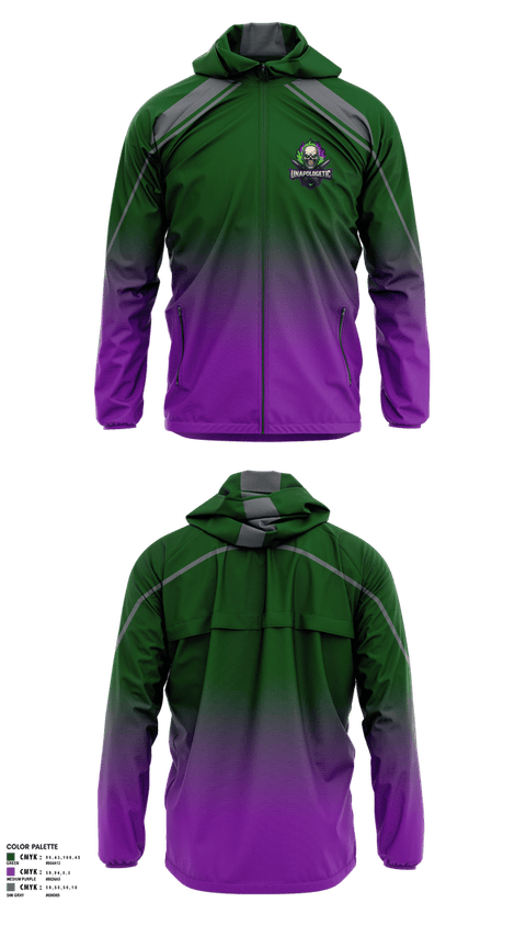 Windbreaker, Unapologetic, Baseball, Teamtime, Team time, sublimation, custom sports apparel, team uniforms, spirit wear, spiritwear, sports uniforms, custom shirts, team store, custom team store, fundraiser sports, apparel fundraiser