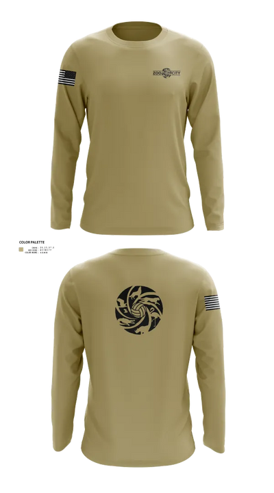Zoo City 7733760 Long Sleeve Performance Shirt 42