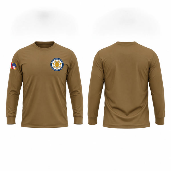 Long Sleeve Performance Shirt, Richmond County Marshal's Office, Police, Teamtime, Team time, sublimation, custom sports apparel, team uniforms, spirit wear, spiritwear, sports uniforms, custom shirts, team store, custom team store, fundraiser sports, apparel fundraiser
