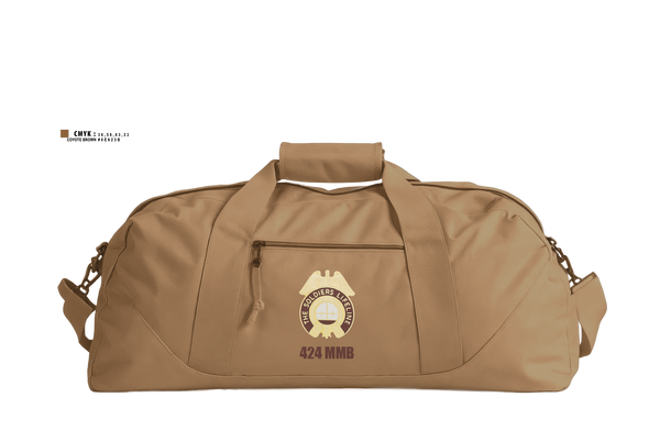 Duffle Bag, 424th MMB, Army, Teamtime, Team time, sublimation, custom sports apparel, team uniforms, spirit wear, spiritwear, sports uniforms, custom shirts, team store, custom team store, fundraiser sports, apparel fundraiser