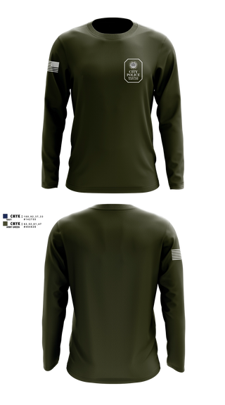 Long Sleeve Performance Shirt, Rockville City Police, Police, Teamtime, Team time, sublimation, custom sports apparel, team uniforms, spirit wear, spiritwear, sports uniforms, custom shirts, team store, custom team store, fundraiser sports, apparel fundraiser