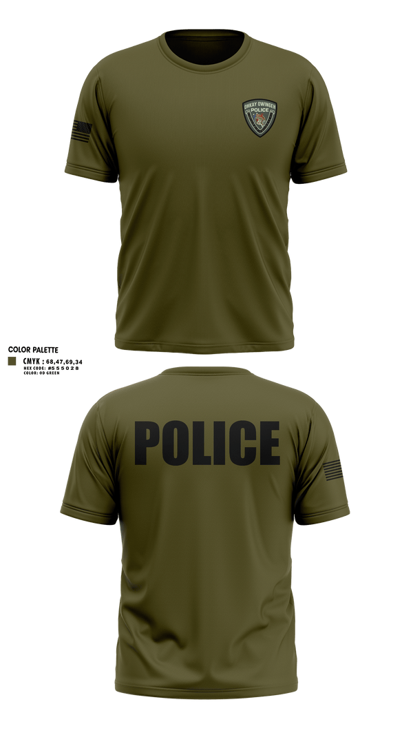 Short Sleeve Performance Shirt, Ohkay Owingeh Police Department, Police, Teamtime, Team time, sublimation, custom sports apparel, team uniforms, spirit wear, spiritwear, sports uniforms, custom shirts, team store, custom team store, fundraiser sports, apparel fundraiser
