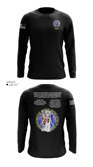 Long Sleeve Performance Shirt, Fort Leonard Wood Basic Military Police Schoolhouse Instructors & Faculty, , Teamtime, Team time, sublimation, custom sports apparel, team uniforms, spirit wear, spiritwear, sports uniforms, custom shirts, team store, custom team store, fundraiser sports, apparel fundraiser