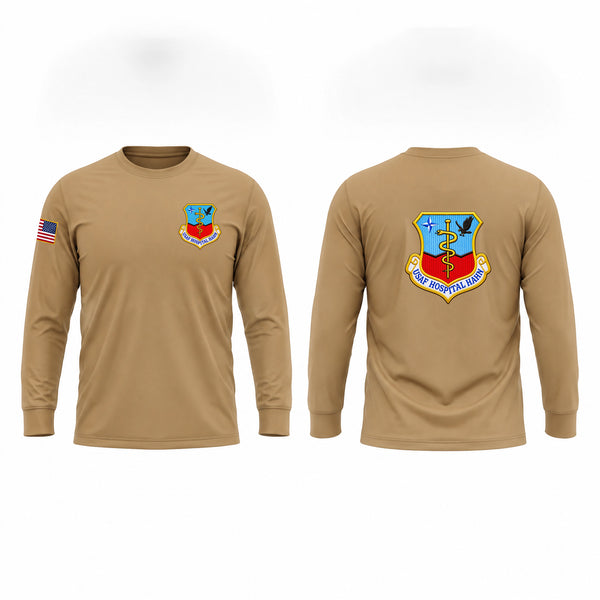 Long Sleeve Performance Shirt, 50th TAC Fighter Wing Hospital, Air Force, Teamtime, Team time, sublimation, custom sports apparel, team uniforms, spirit wear, spiritwear, sports uniforms, custom shirts, team store, custom team store, fundraiser sports, apparel fundraiser