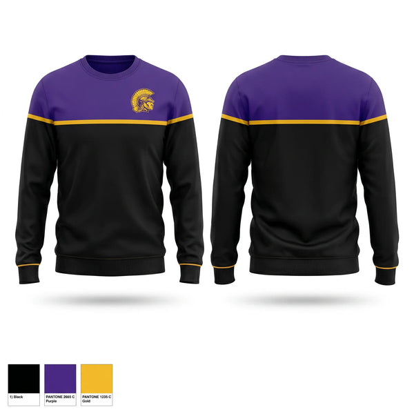 Crew Neck Sweatshirt, Trojans, Men's Basketball, Teamtime, Team time, sublimation, custom sports apparel, team uniforms, spirit wear, spiritwear, sports uniforms, custom shirts, team store, custom team store, fundraiser sports, apparel fundraiser