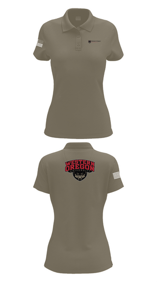 Womens Short Sleeve Performance Polo, Western Oregon University Equestrian, Spirit Store, Teamtime, Team time, sublimation, custom sports apparel, team uniforms, spirit wear, spiritwear, sports uniforms, custom shirts, team store, custom team store, fundraiser sports, apparel fundraiser
