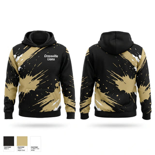 Hoodie, Crossville Lions, Baseball, Teamtime, Team time, sublimation, custom sports apparel, team uniforms, spirit wear, spiritwear, sports uniforms, custom shirts, team store, custom team store, fundraiser sports, apparel fundraiser