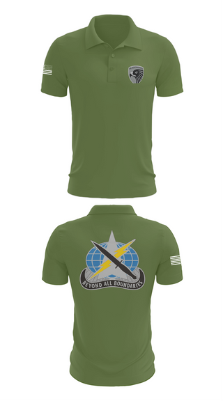 Short Sleeve Performance Polo, 743rd MI BN, , Teamtime, Team time, sublimation, custom sports apparel, team uniforms, spirit wear, spiritwear, sports uniforms, custom shirts, team store, custom team store, fundraiser sports, apparel fundraiser