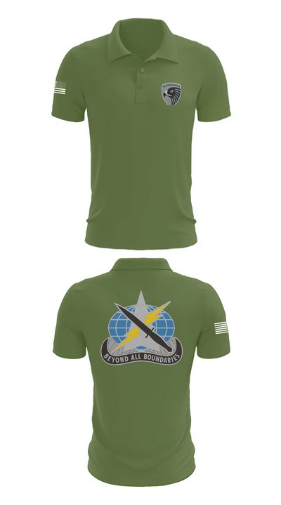 743rd MI BN 75372037 Short Sleeve Performance Polo - 47