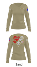 A Troop, 1st squadron-299th Calvary Regiment 70291790 Women's Long Sleeve V-neck Shirt - 97