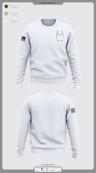 Crew Neck Sweatshirt, Bat, Army, Teamtime, Team time, sublimation, custom sports apparel, team uniforms, spirit wear, spiritwear, sports uniforms, custom shirts, team store, custom team store, fundraiser sports, apparel fundraiser
