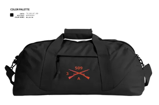 Duffle Bag, 3-509th Parachute Infantry BN Able Nation, , Teamtime, Team time, sublimation, custom sports apparel, team uniforms, spirit wear, spiritwear, sports uniforms, custom shirts, team store, custom team store, fundraiser sports, apparel fundraiser