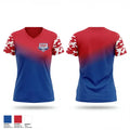 USA Softball of Kansas 51695691 Women's Short Sleeve V-neck Shirt - 1