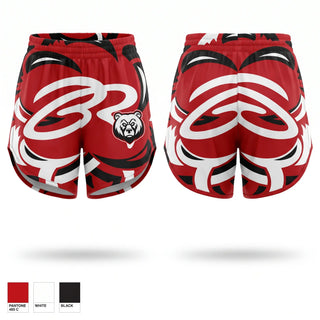 Womens Shorts, Bears, , Teamtime, Team time, sublimation, custom sports apparel, team uniforms, spirit wear, spiritwear, sports uniforms, custom shirts, team store, custom team store, fundraiser sports, apparel fundraiser