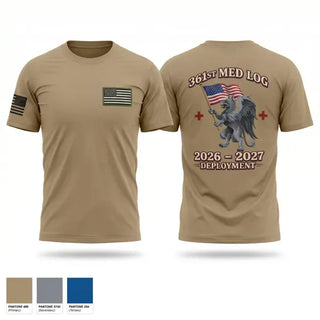 Old School Cotton Feel Shirt, 361 med log, Army, Teamtime, Team time, sublimation, custom sports apparel, team uniforms, spirit wear, spiritwear, sports uniforms, custom shirts, team store, custom team store, fundraiser sports, apparel fundraiser