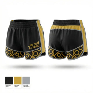 Womens Shorts, Jarrell United, , Teamtime, Team time, sublimation, custom sports apparel, team uniforms, spirit wear, spiritwear, sports uniforms, custom shirts, team store, custom team store, fundraiser sports, apparel fundraiser