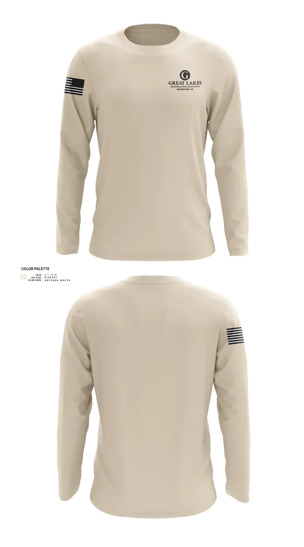 Long Sleeve Performance Shirt, Great Lakes Contracting Solutions LLC, , Teamtime, Team time, sublimation, custom sports apparel, team uniforms, spirit wear, spiritwear, sports uniforms, custom shirts, team store, custom team store, fundraiser sports, apparel fundraiser