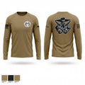 C CO 1-222 AVN REGT 25845315 Long Sleeve Performance Shirt - 1