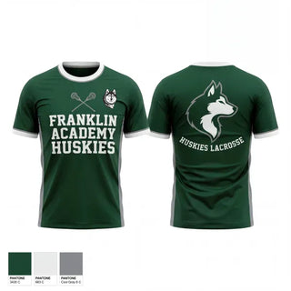 Short Sleeve Performance Shirt, Franklin Academy Huskies, Men's Lacrosse, Teamtime, Team time, sublimation, custom sports apparel, team uniforms, spirit wear, spiritwear, sports uniforms, custom shirts, team store, custom team store, fundraiser sports, apparel fundraiser