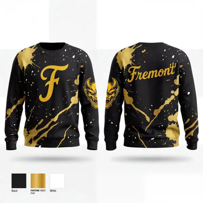 Fremont Yellow Devils 95321298 Crew Neck Sweatshirt - 1