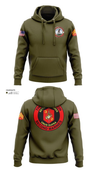 Hoodie, Lima Co. 3rd Bat. 2nd Mar. Div., Marines, Teamtime, Team time, sublimation, custom sports apparel, team uniforms, spirit wear, spiritwear, sports uniforms, custom shirts, team store, custom team store, fundraiser sports, apparel fundraiser