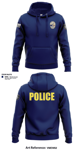 Hoodie, Kimberly-Hansen Police Department, Police, Teamtime, Team time, sublimation, custom sports apparel, team uniforms, spirit wear, spiritwear, sports uniforms, custom shirts, team store, custom team store, fundraiser sports, apparel fundraiser