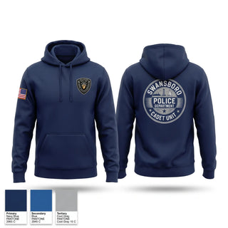Hoodie, Swansboro police cadets, Police, Teamtime, Team time, sublimation, custom sports apparel, team uniforms, spirit wear, spiritwear, sports uniforms, custom shirts, team store, custom team store, fundraiser sports, apparel fundraiser