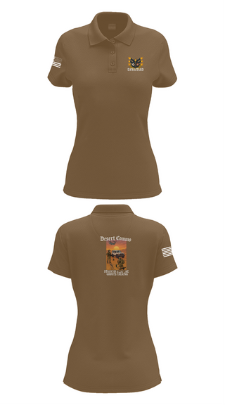 Womens Short Sleeve Performance Polo, Task Force Bataan, , Teamtime, Team time, sublimation, custom sports apparel, team uniforms, spirit wear, spiritwear, sports uniforms, custom shirts, team store, custom team store, fundraiser sports, apparel fundraiser