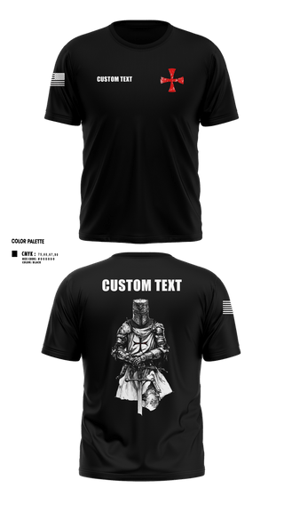 Short Sleeve Performance Shirt, Templars, Army, Teamtime, Team time, sublimation, custom sports apparel, team uniforms, spirit wear, spiritwear, sports uniforms, custom shirts, team store, custom team store, fundraiser sports, apparel fundraiser