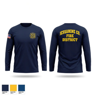 Long Sleeve Performance Shirt, Jessamine county fire, Fire Department, Teamtime, Team time, sublimation, custom sports apparel, team uniforms, spirit wear, spiritwear, sports uniforms, custom shirts, team store, custom team store, fundraiser sports, apparel fundraiser