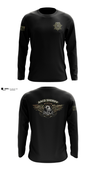Long Sleeve Performance Shirt, Anne Arundel County Sheriff’s K9, Police, Teamtime, Team time, sublimation, custom sports apparel, team uniforms, spirit wear, spiritwear, sports uniforms, custom shirts, team store, custom team store, fundraiser sports, apparel fundraiser