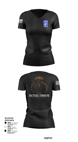 Womens Short Sleeve Vneck Shirt, OAS-X, Army, Teamtime, Team time, sublimation, custom sports apparel, team uniforms, spirit wear, spiritwear, sports uniforms, custom shirts, team store, custom team store, fundraiser sports, apparel fundraiser