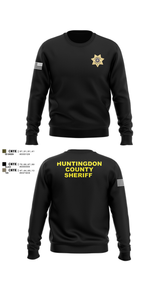 Crew Neck Sweatshirt, Huntingdon County Sheriff’s Office, Police, Teamtime, Team time, sublimation, custom sports apparel, team uniforms, spirit wear, spiritwear, sports uniforms, custom shirts, team store, custom team store, fundraiser sports, apparel fundraiser