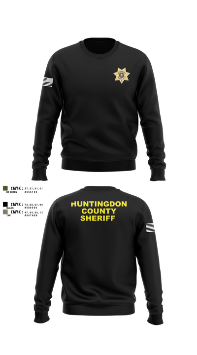 Huntingdon County Sheriff’s Office 63873166 Crew Neck Sweatshirt - 100