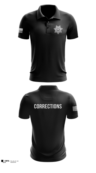 Short Sleeve Performance Polo, Orleans County Corrections, Police, Teamtime, Team time, sublimation, custom sports apparel, team uniforms, spirit wear, spiritwear, sports uniforms, custom shirts, team store, custom team store, fundraiser sports, apparel fundraiser