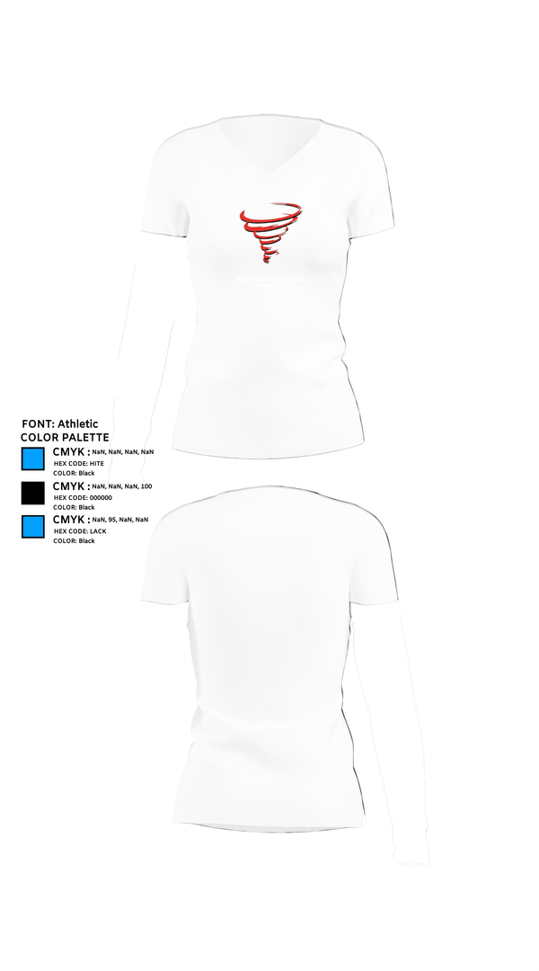Womens Short Sleeve Vneck Shirt, Bradford Middle School Tornadoes, Women's Basketball, Teamtime, Team time, sublimation, custom sports apparel, team uniforms, spirit wear, spiritwear, sports uniforms, custom shirts, team store, custom team store, fundraiser sports, apparel fundraiser