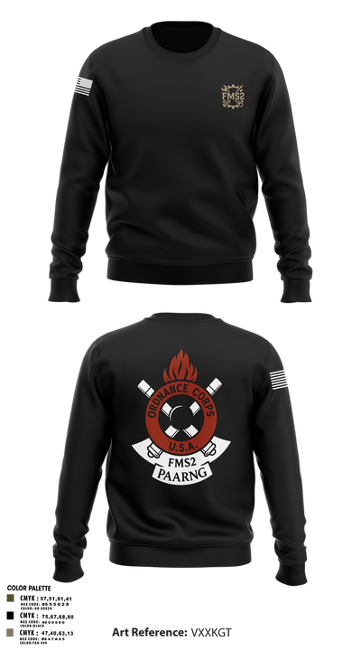 FMS #2 PAARNG 55837415 Crew Neck Sweatshirt - 3